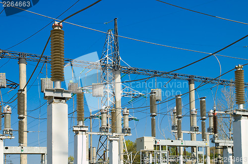 Image of high-voltage substation
