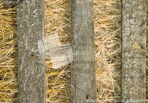 Image of wood and straw