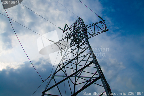 Image of power transmission tower