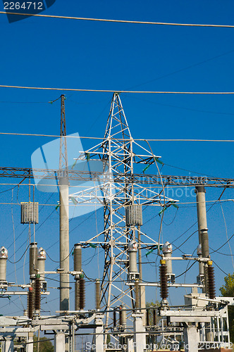 Image of power transmission pole