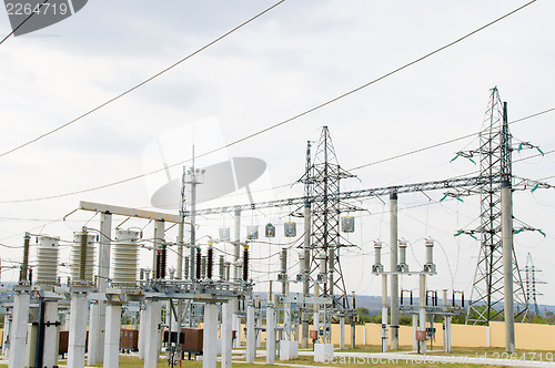 Image of high-voltage substation