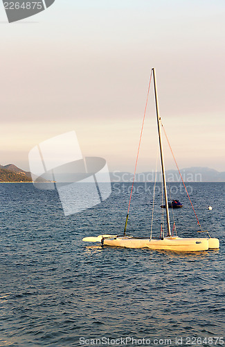 Image of Adriatic sea in the evening 