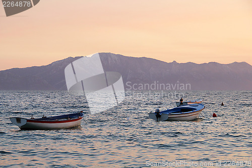 Image of Adriatic sea in the evening 