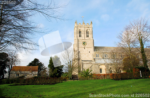 Image of Priory in Winter