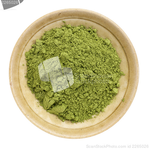 Image of moringa leaf powder