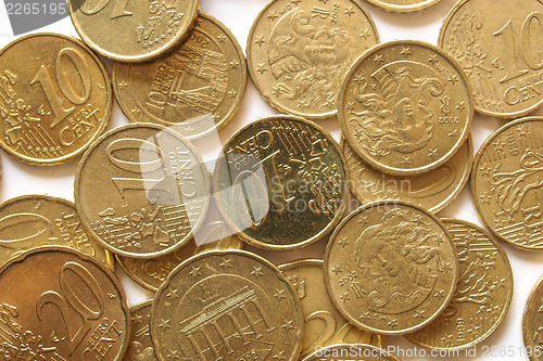 Image of Euro coins