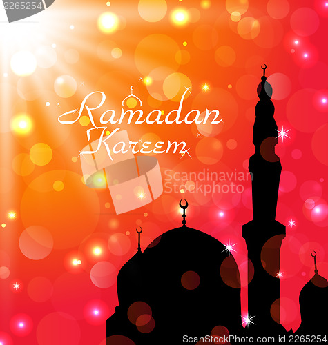 Image of Celebration card for Ramadan Kareem