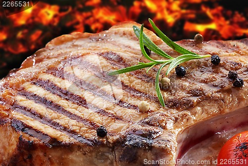 Image of grilled pork meat 