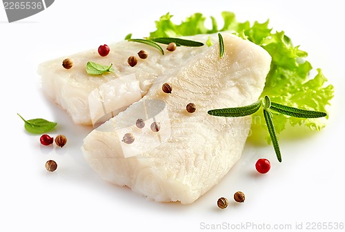 Image of prepared fish fillet pieces