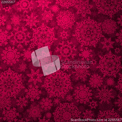 Image of Seamless deep red christmas pattern. EPS 10