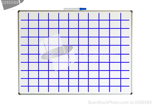 Image of Whiteboard with lines drawn on it