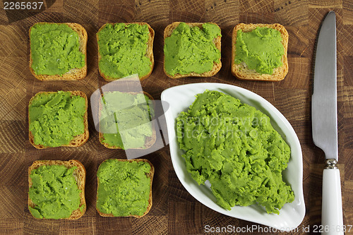 Image of Green peas puree