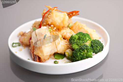 Image of Thai Fried Honey Shrimp Plate