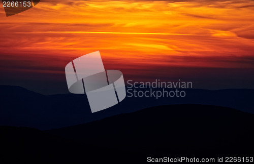 Image of Sunset landscape