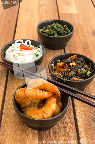 Image of Asian vegetarian food