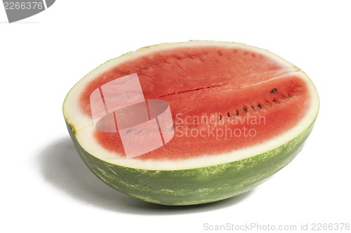 Image of watermelon over white with clipping path