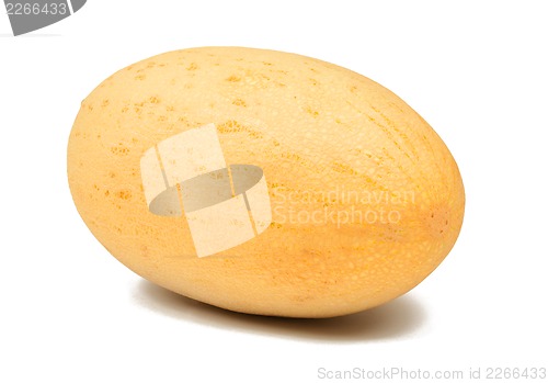 Image of Honeydew melon isolated on white with path