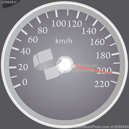 Image of Realistic speedometer