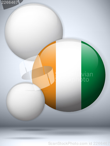 Image of Ireland Flag Glossy Button