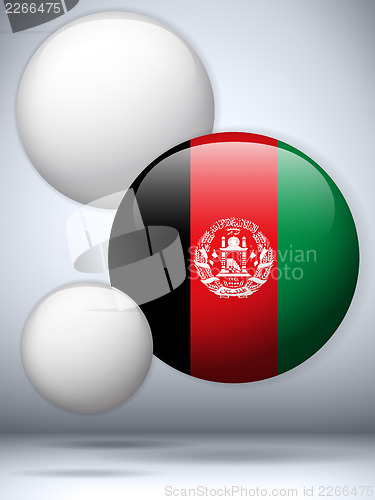 Image of Afghanistan Flag Glossy Button