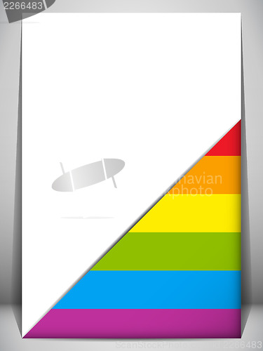 Image of Gay Pride Flag Letter Document