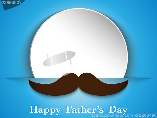 Image of Happy Father Day Mustache Love