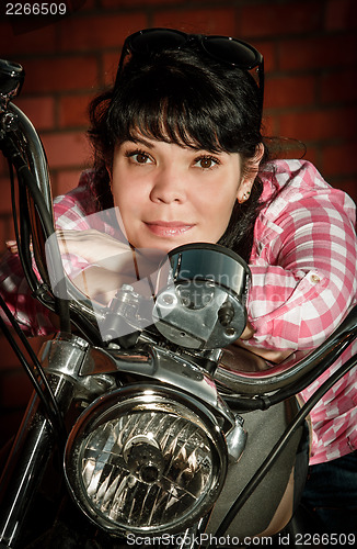 Image of Real biker girl