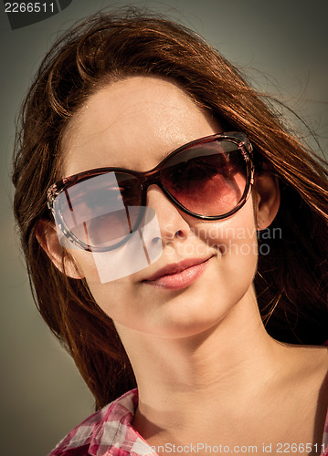 Image of Girl with sunglasses