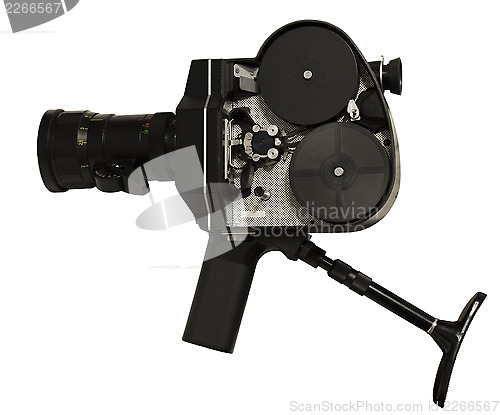 Image of Old fashioned movie camera