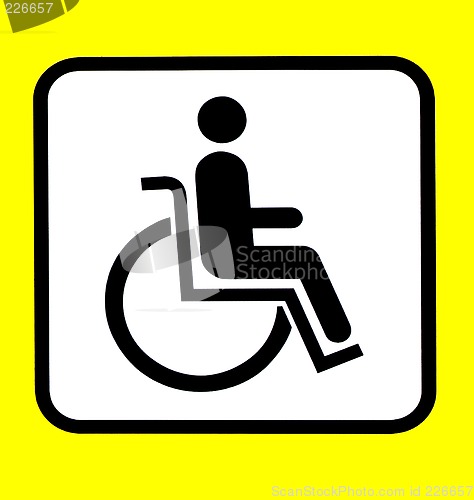 Image of sign handicapped person