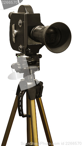 Image of Old fashioned movie camera