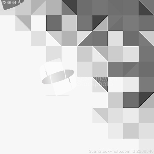 Image of Light grey geometric background