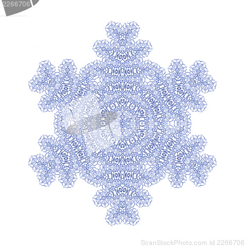 Image of Abstract snowflake