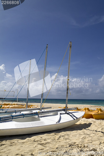 Image of Beach Sail Boat