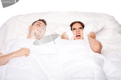 Image of Snoring and asleep