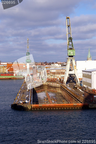 Image of Ship dry dock.