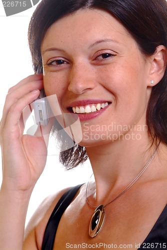 Image of woman with mobile phone