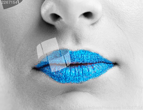 Image of Beautiful Woman with  Luxury Makeup