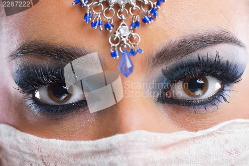 Image of Beautiful Woman with  Luxury Makeup