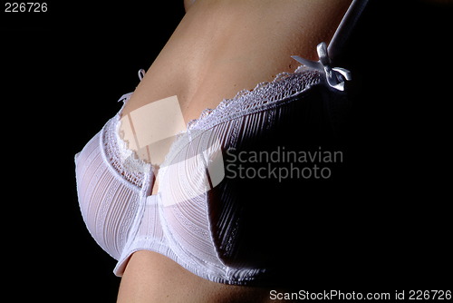 Image of white bra