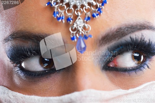 Image of Beautiful Woman with  Luxury Makeup