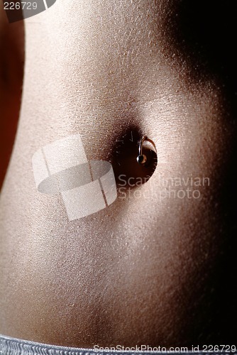 Image of navel piercing