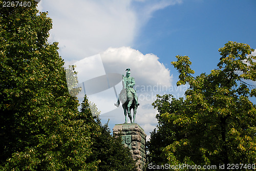 Image of Monument to Kaiser Wilhelm at the Hohenzollern Bridge