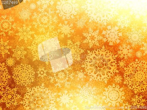 Image of Christmas background with snowflakes. EPS 10