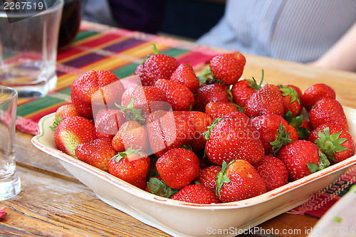 Image of Strawberries on the table