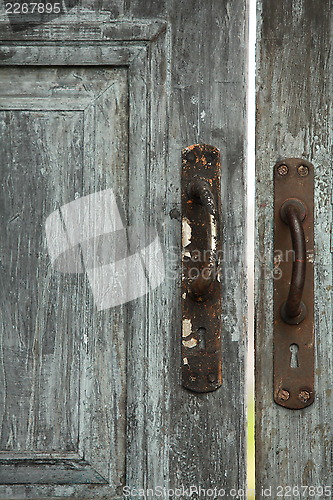 Image of door handles