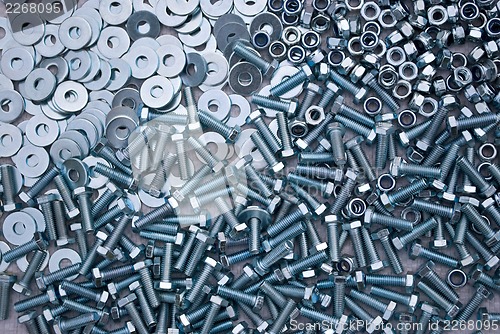 Image of Abstraction of fasteners.