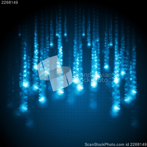 Image of Bright vector blue background