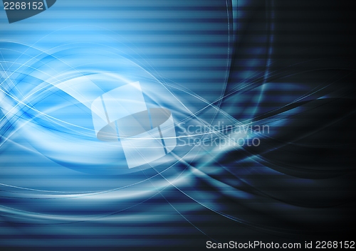Image of Dark blue wavy backdrop