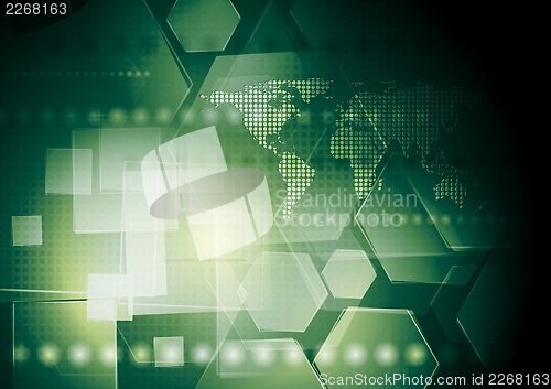 Image of Technical abstract vector design